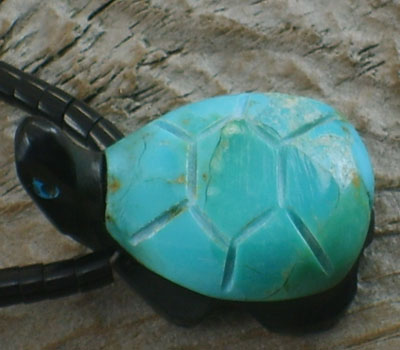 southwest carved jewelry turquoise and jet turtle necklace (2).jpg